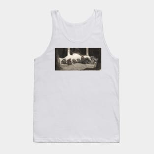 In the Christmas Night by John Bauer Tank Top